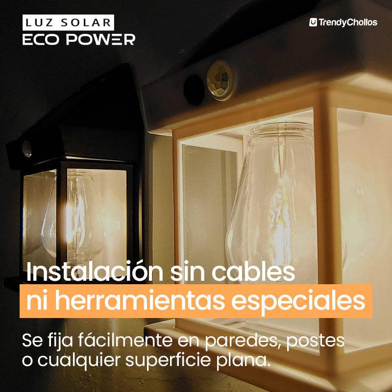 🔥OFERTA 2X1🔥 Lámpara Solar con Sensor Integrado - EcoPower