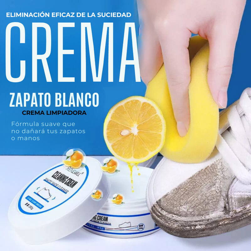 Crema Limpiadora Blanca de Zapatillas - PACK 2