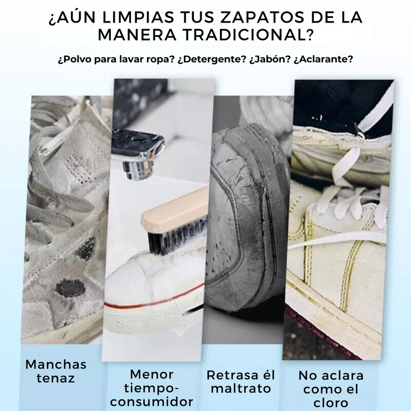 Crema Limpiadora Blanca de Zapatillas - PACK 2