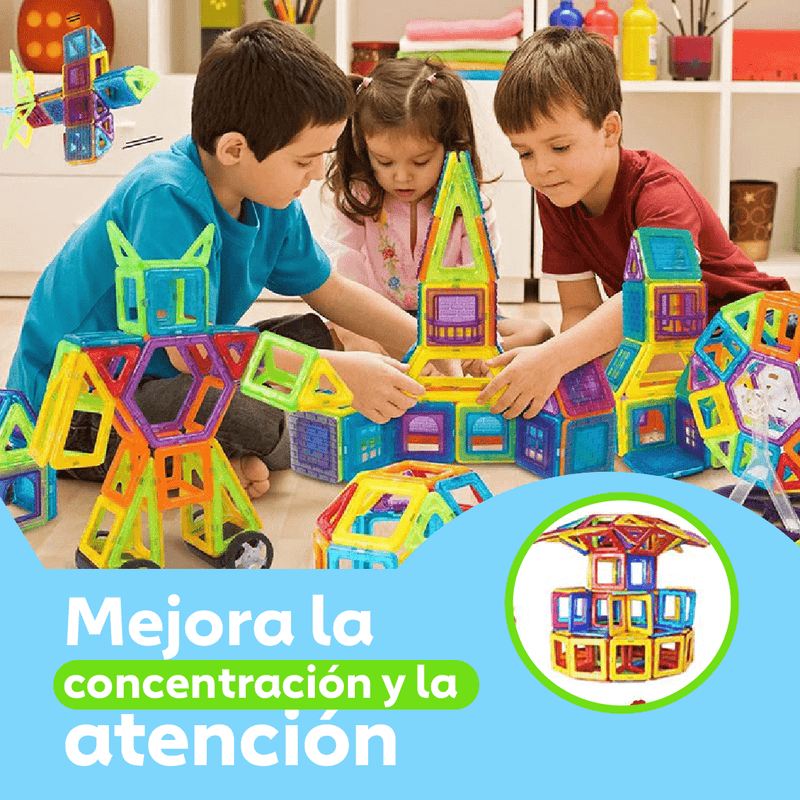 CONSTRUCTOR DE BLOQUES MAGNÉTICOS 38 PIEZAS - MONTESSORI®