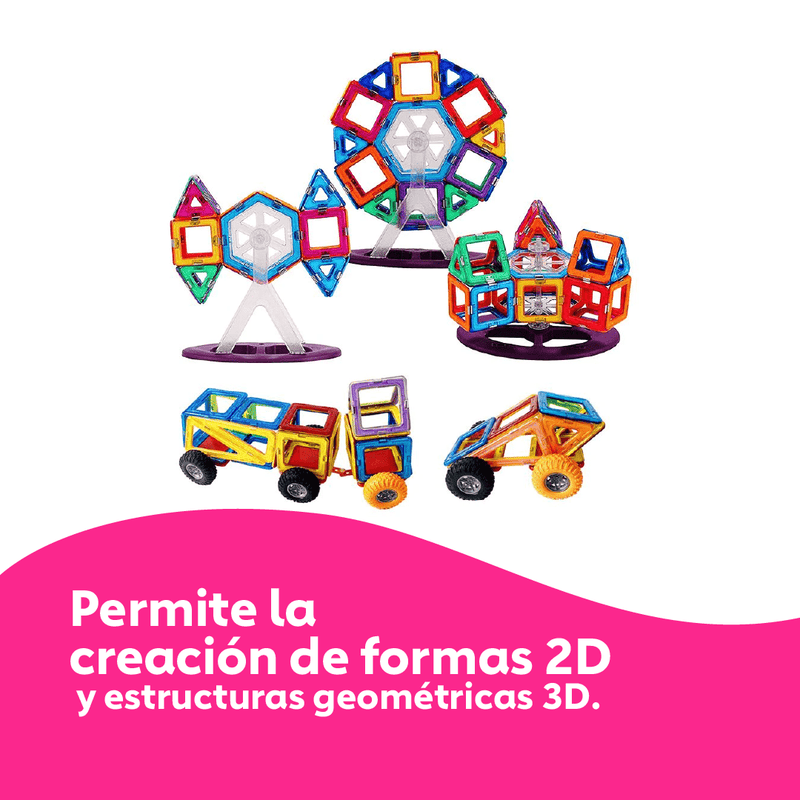 CONSTRUCTOR DE BLOQUES MAGNÉTICOS 38 PIEZAS - MONTESSORI®