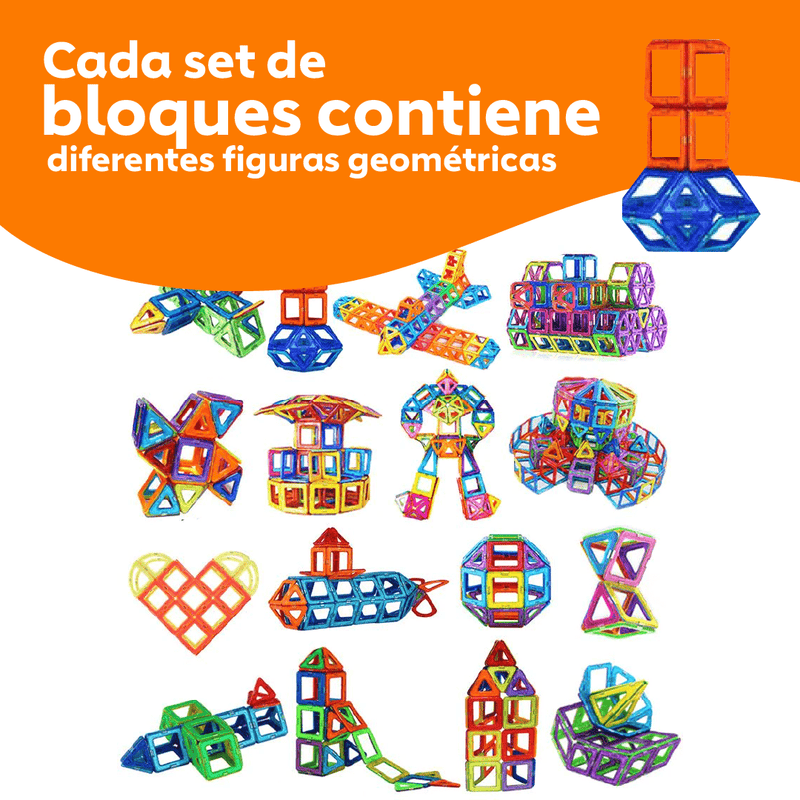 CONSTRUCTOR DE BLOQUES MAGNÉTICOS 38 PIEZAS - MONTESSORI®