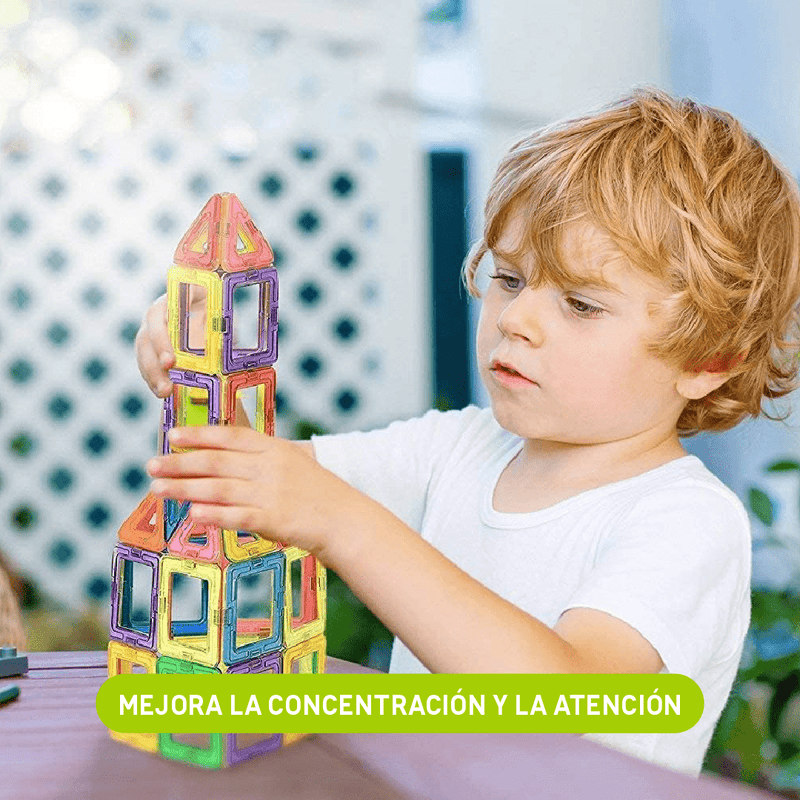 CONSTRUCTOR DE BLOQUES MAGNÉTICOS 38 PIEZAS - MONTESSORI®