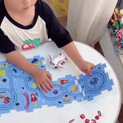 Pista de Autos Didáctico - PuzzleRacer™