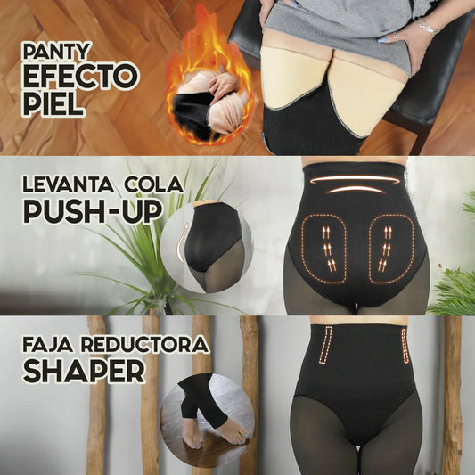 SexyTherm - Panty Polar Efecto Piel con PUSH UP