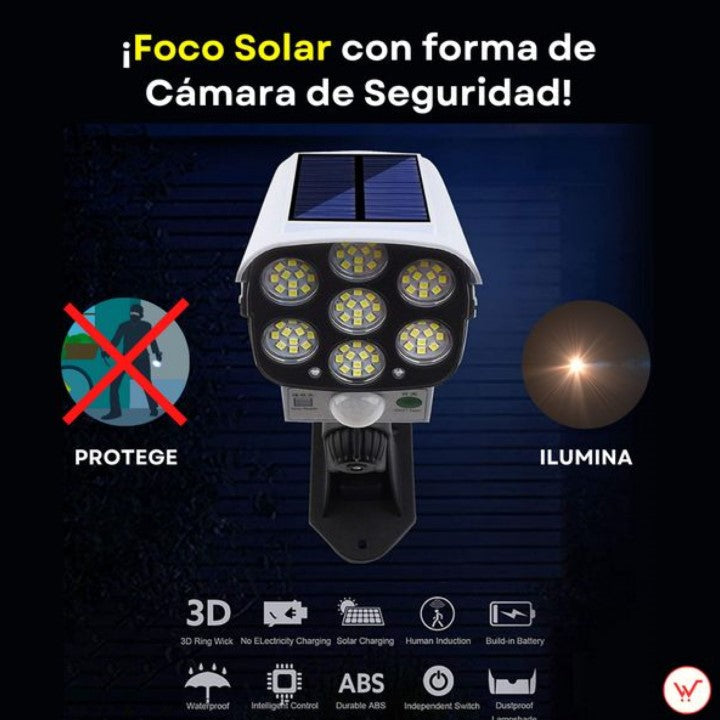 Foco Solar Led Alta Luminosidad