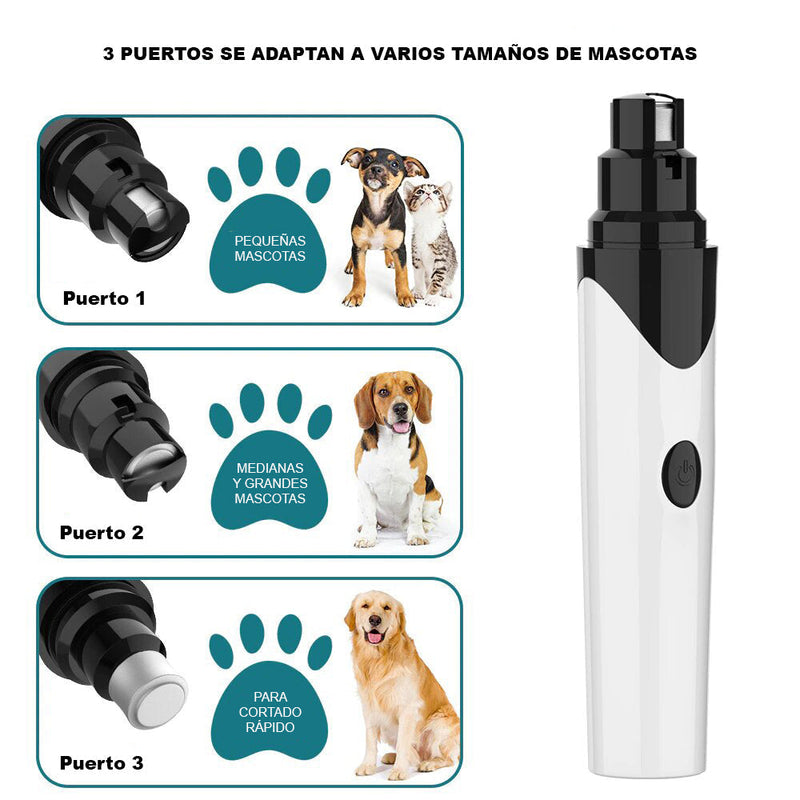 Recortador de Uñas Eléctrico para Mascotas